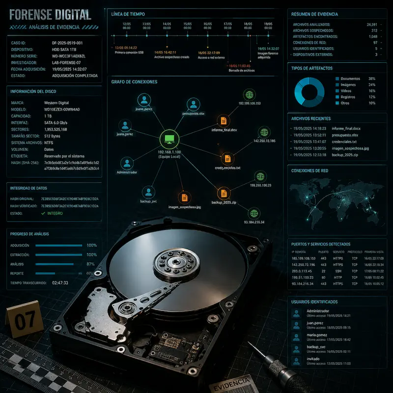 forense digital recupera evidencia